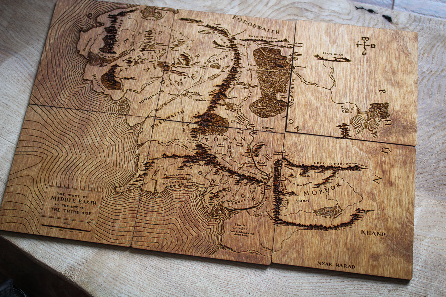 Middle-Earth Map Coasters image 14