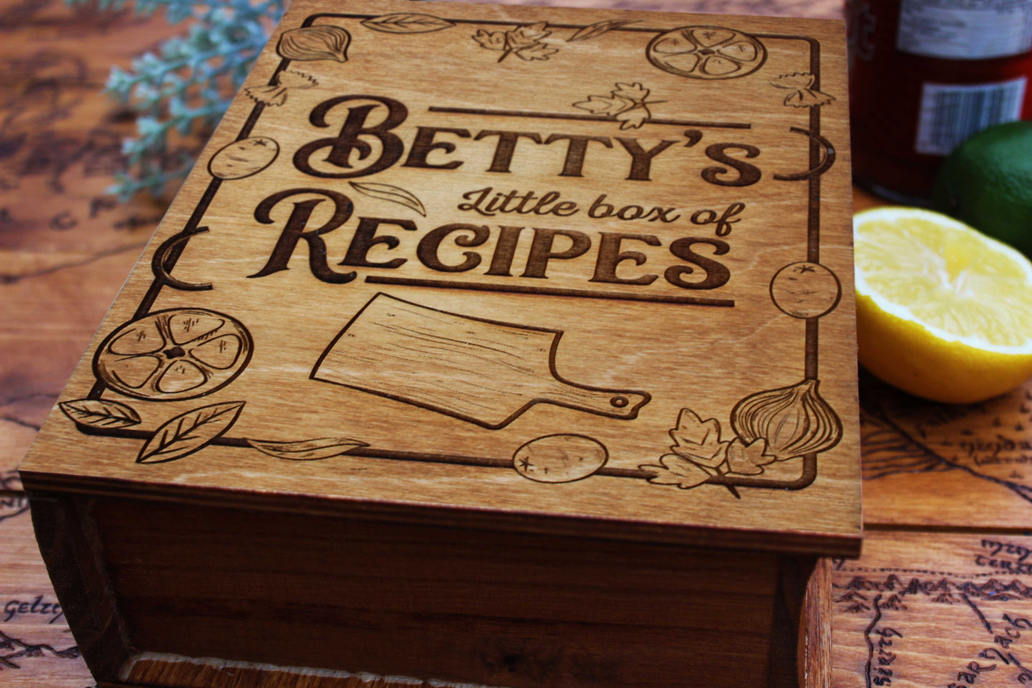 Personalised Recipe Book Box image 3