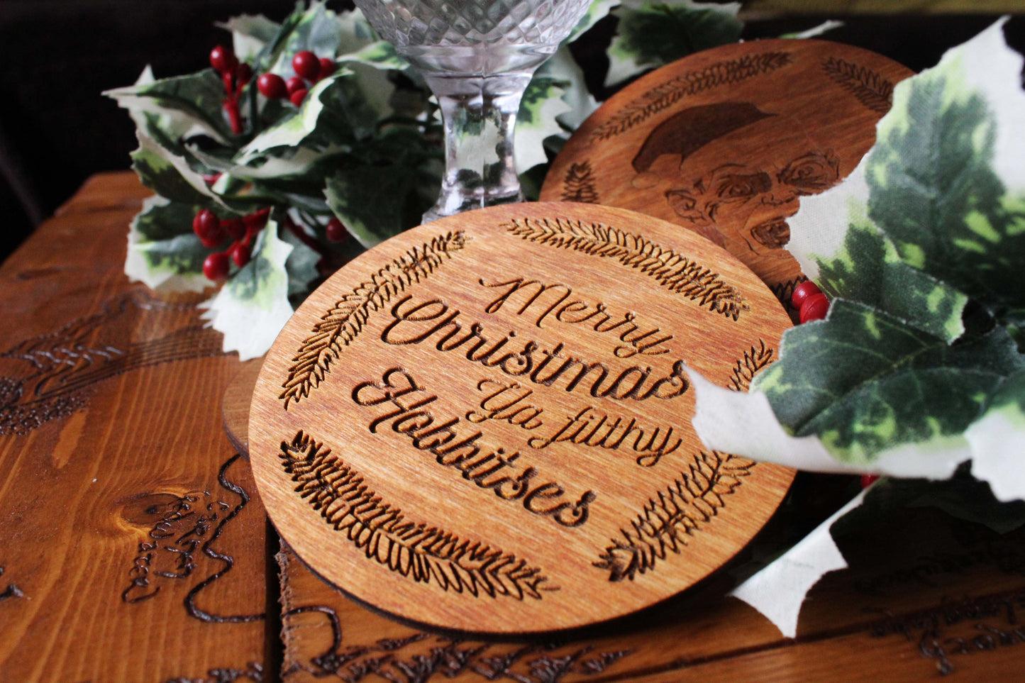 Hobbit Christmas Coasters image 6