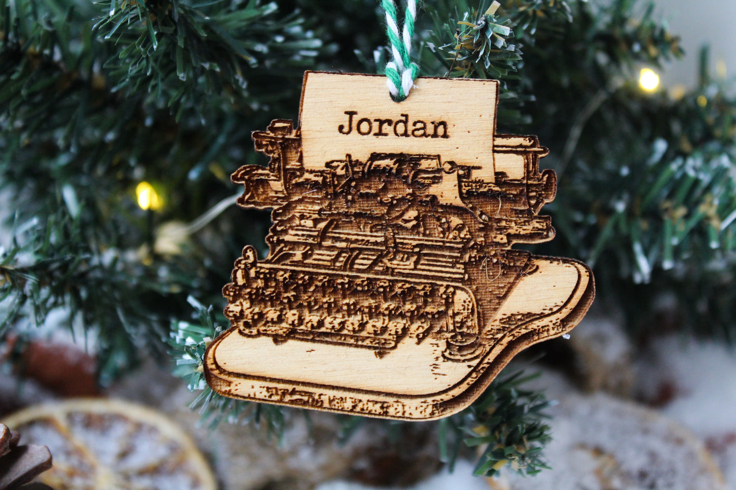 Typewriter Bauble image 3