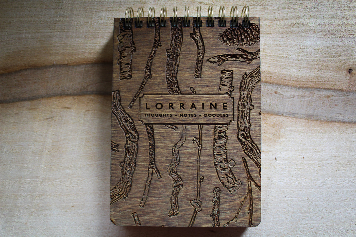 Personalised Twig Notebook image 8