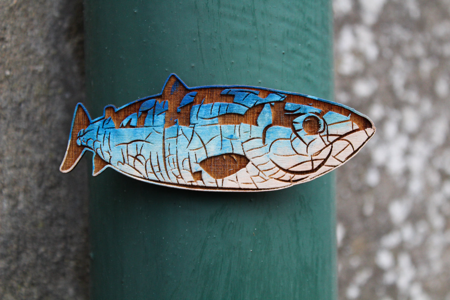 Belfast Big Fish (Salmon of Knowledge) Magnet