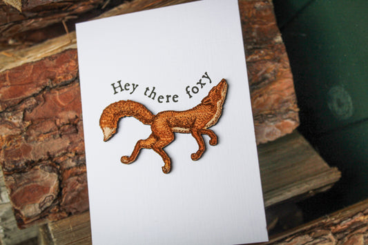 Hello There Foxy Greeting Card