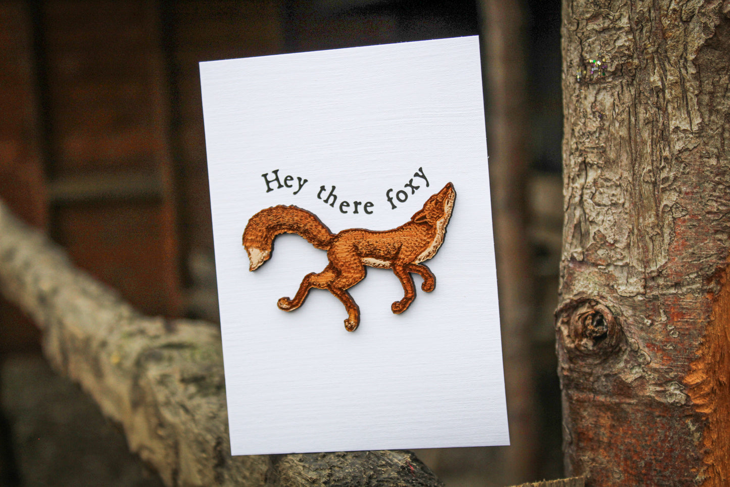 Hello There Foxy Greeting Card