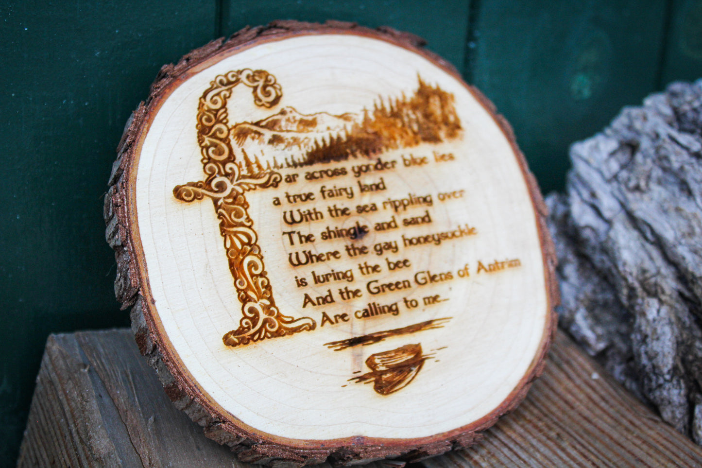 Glens Of Antrim Log Slice