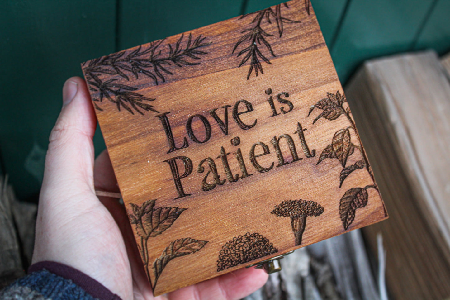 Love Is Patient Ring Box