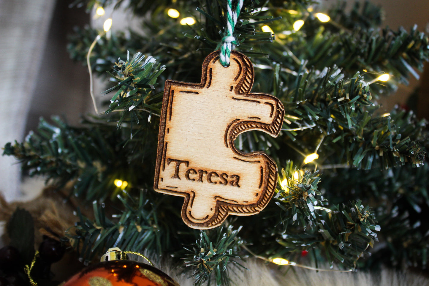 Jigsaw Piece Bauble image 3