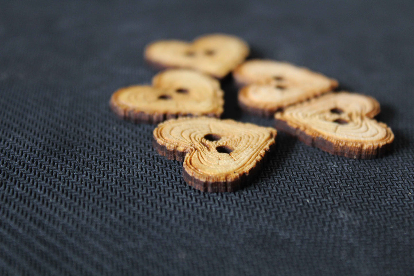 Heart Wooden Buttons image 4