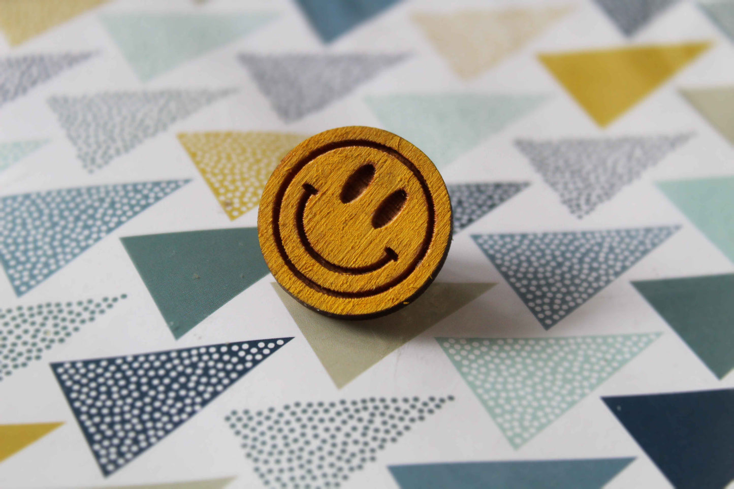 Acid House Smiley Pin image 3