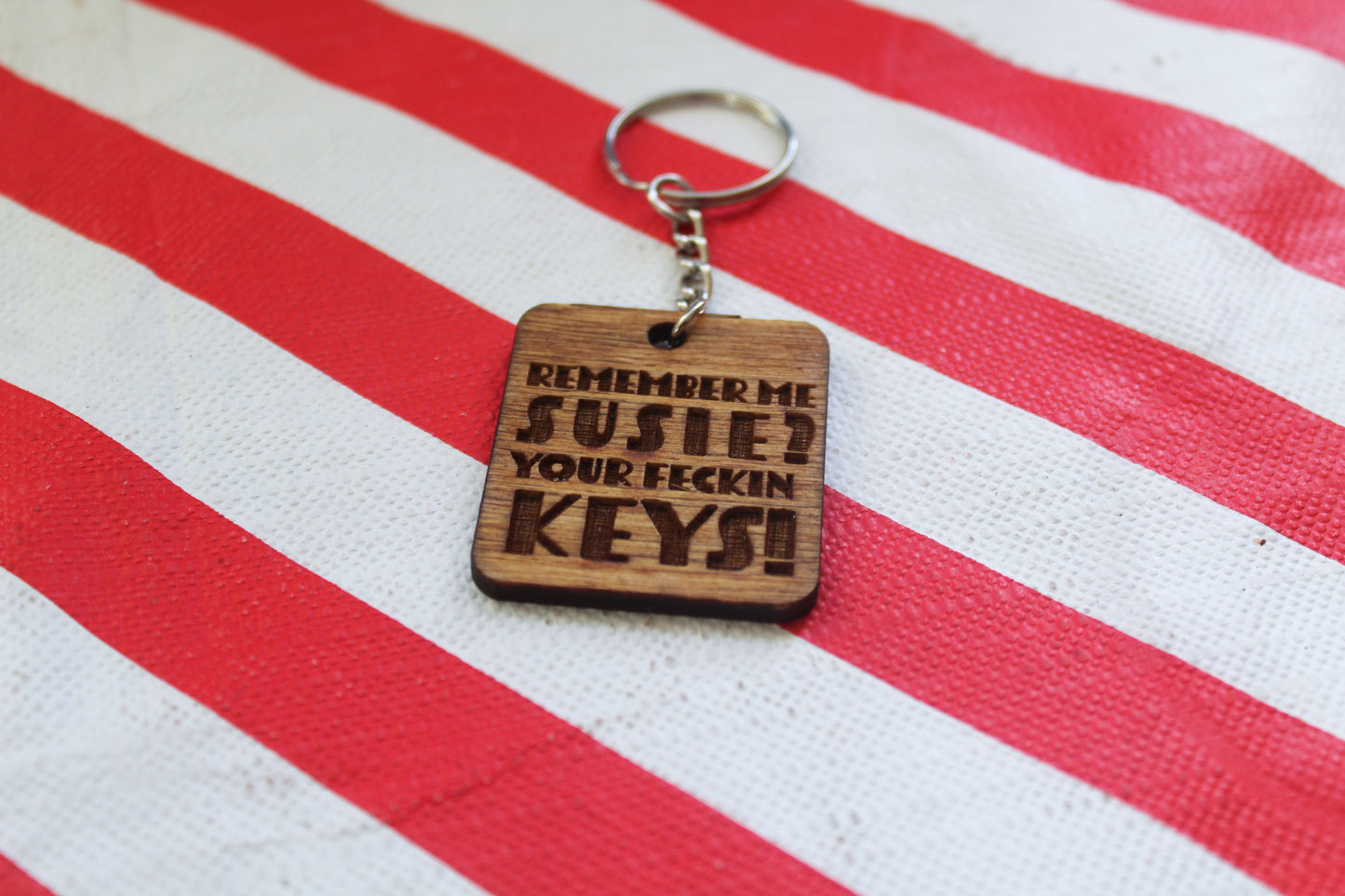 Personalised Remember your Keys Keyring image 5