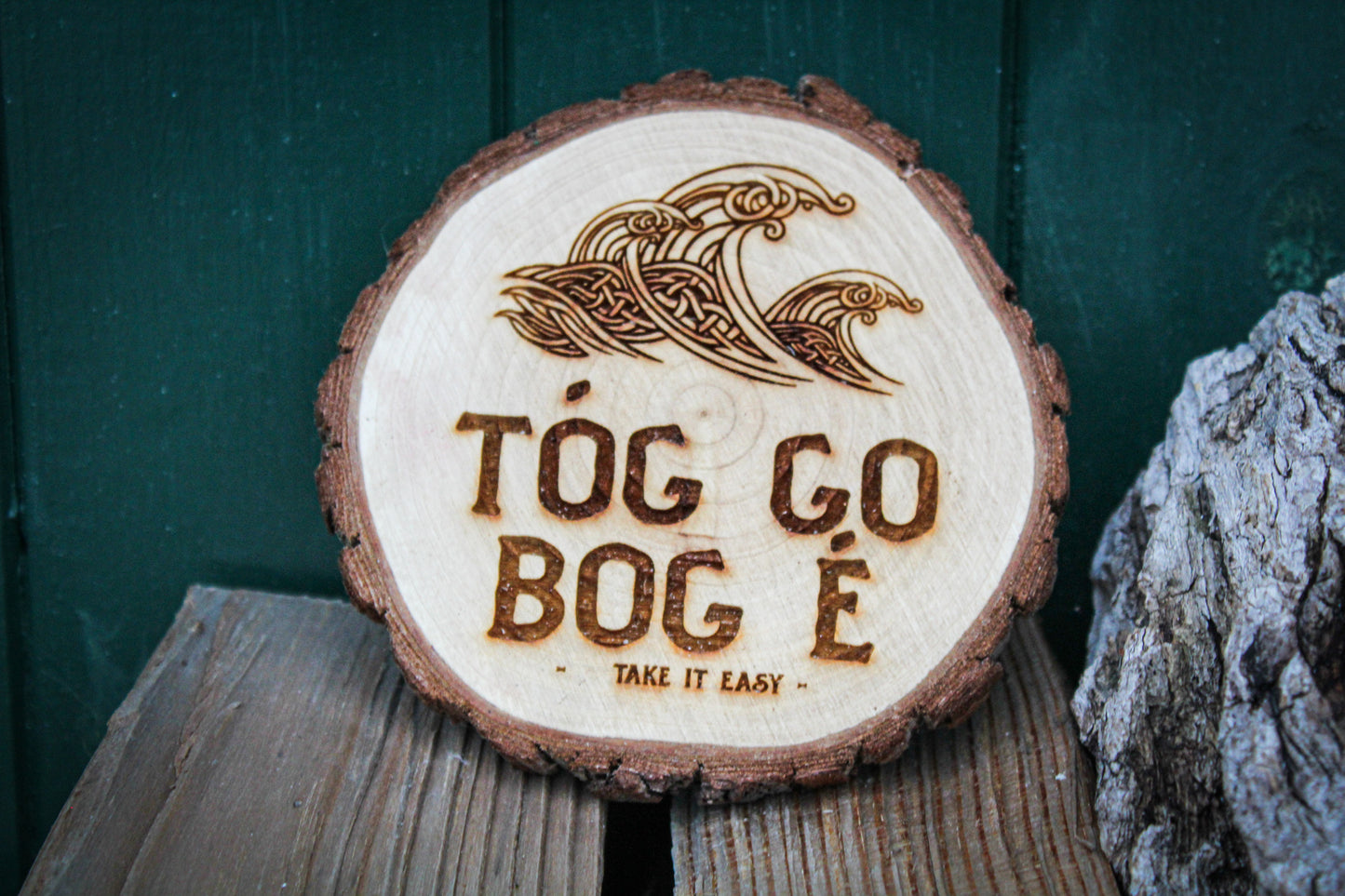 Tóg go bog é (Take It Easy) Log Slice