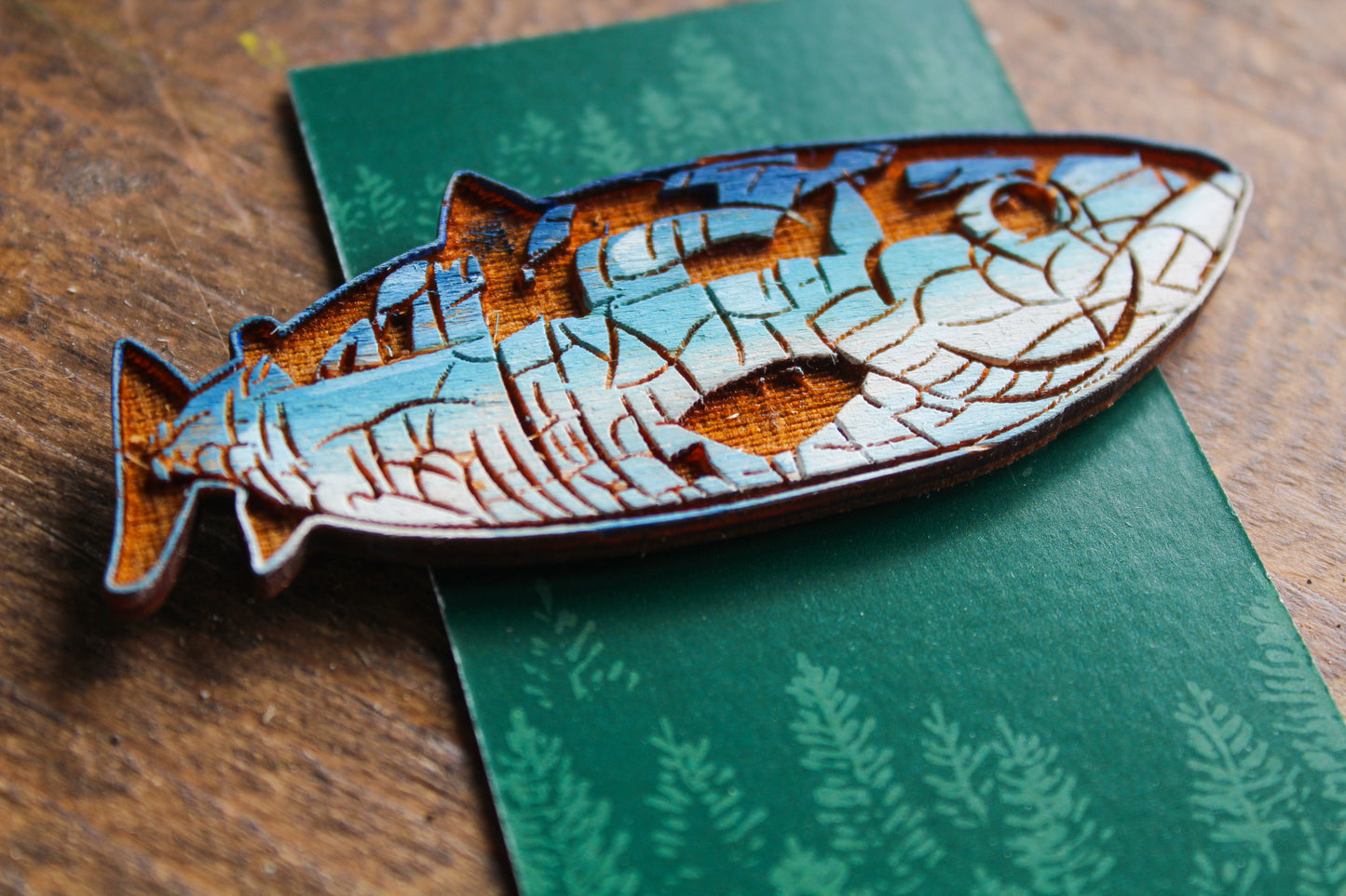 Belfast Big Fish (Salmon of Knowledge) Magnet image 1