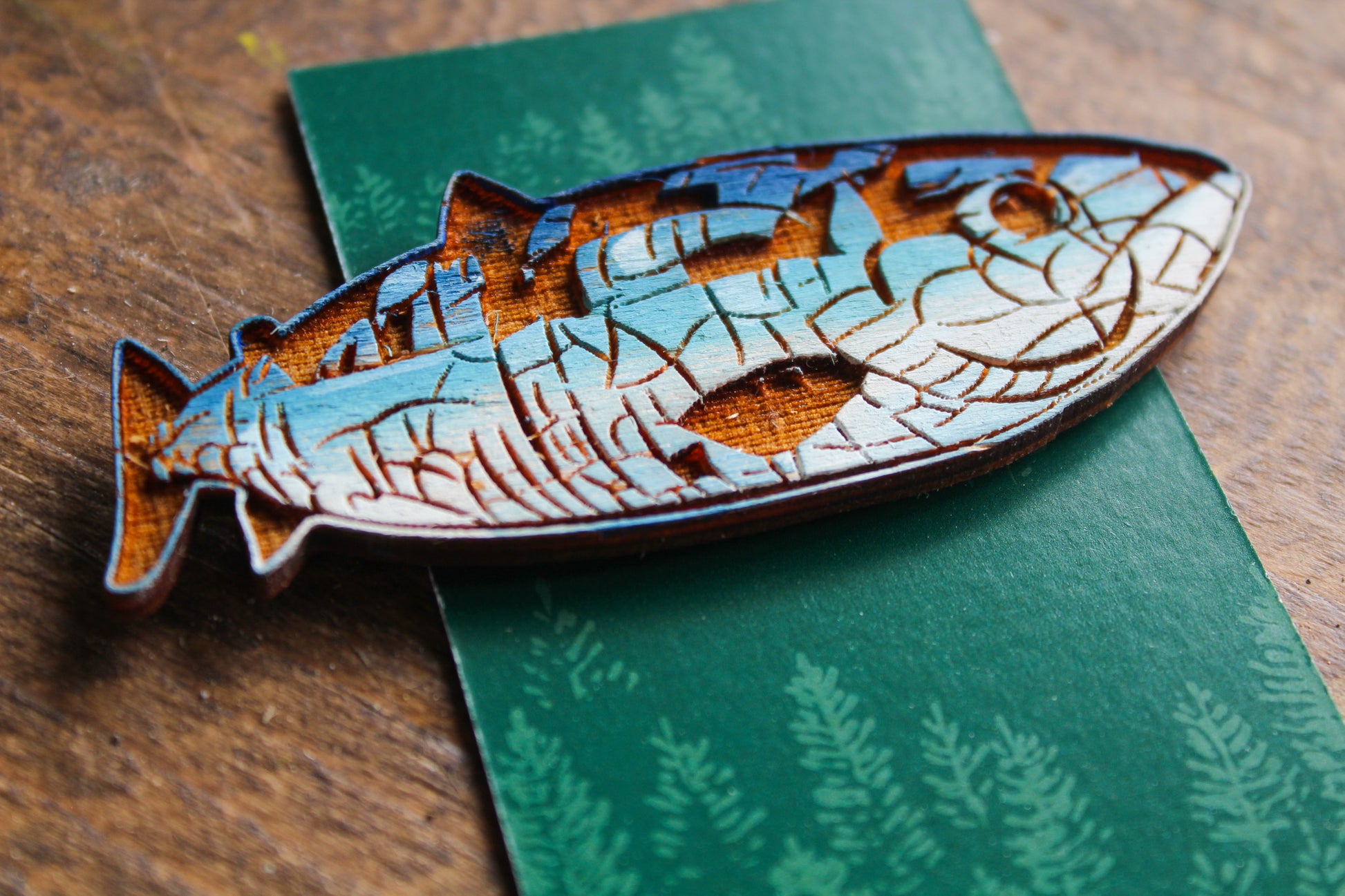 Belfast Big Fish (Salmon of Knowledge) Magnet image 1