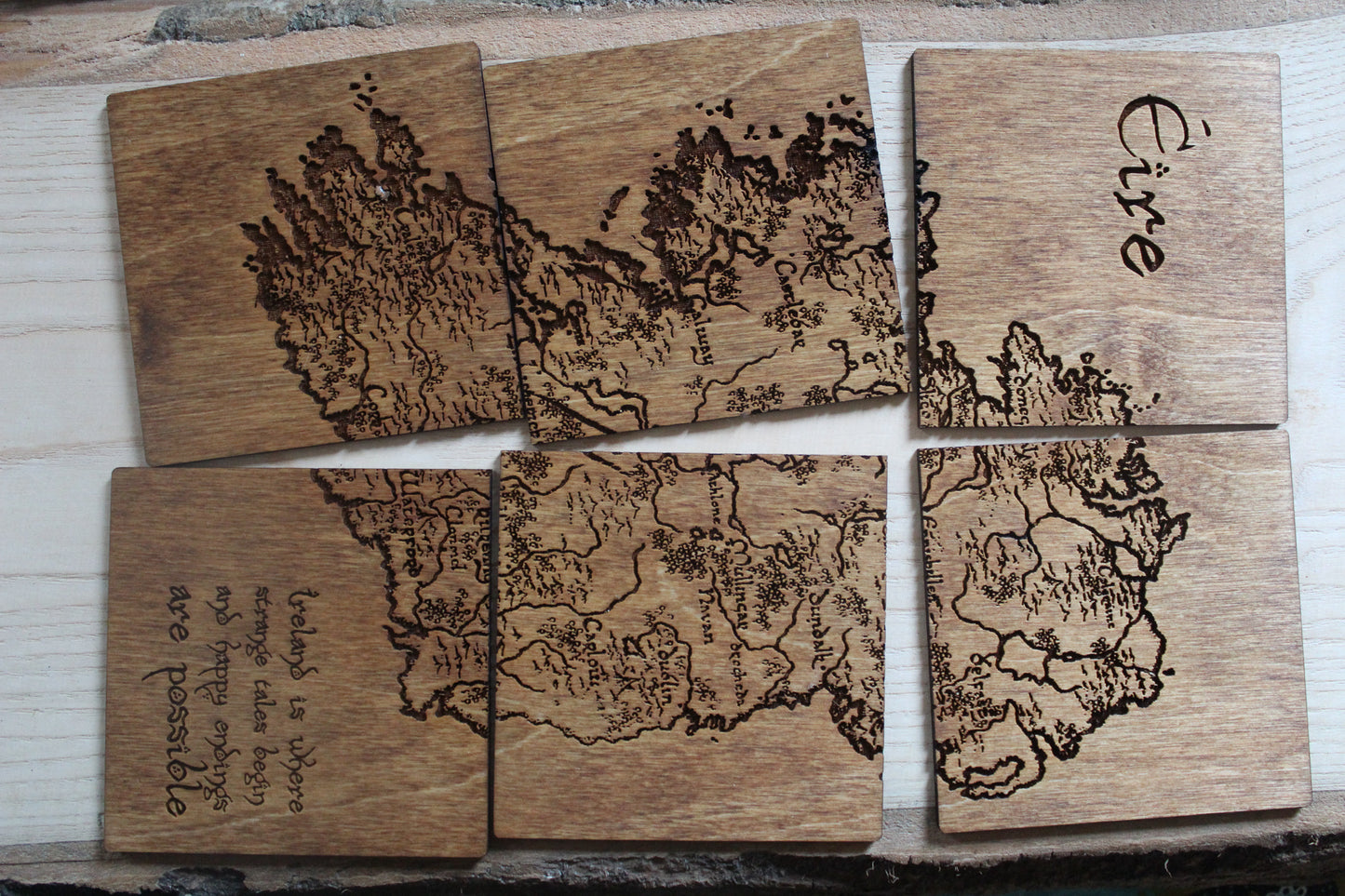 Éire Vintage Map Coasters image 5