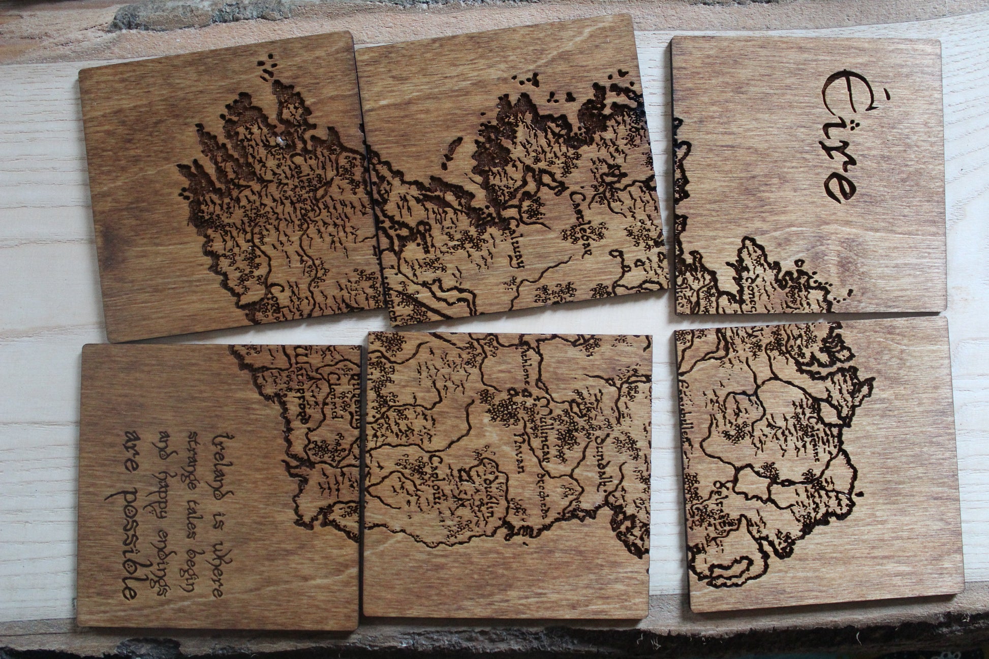 Éire Vintage Map Coasters image 5