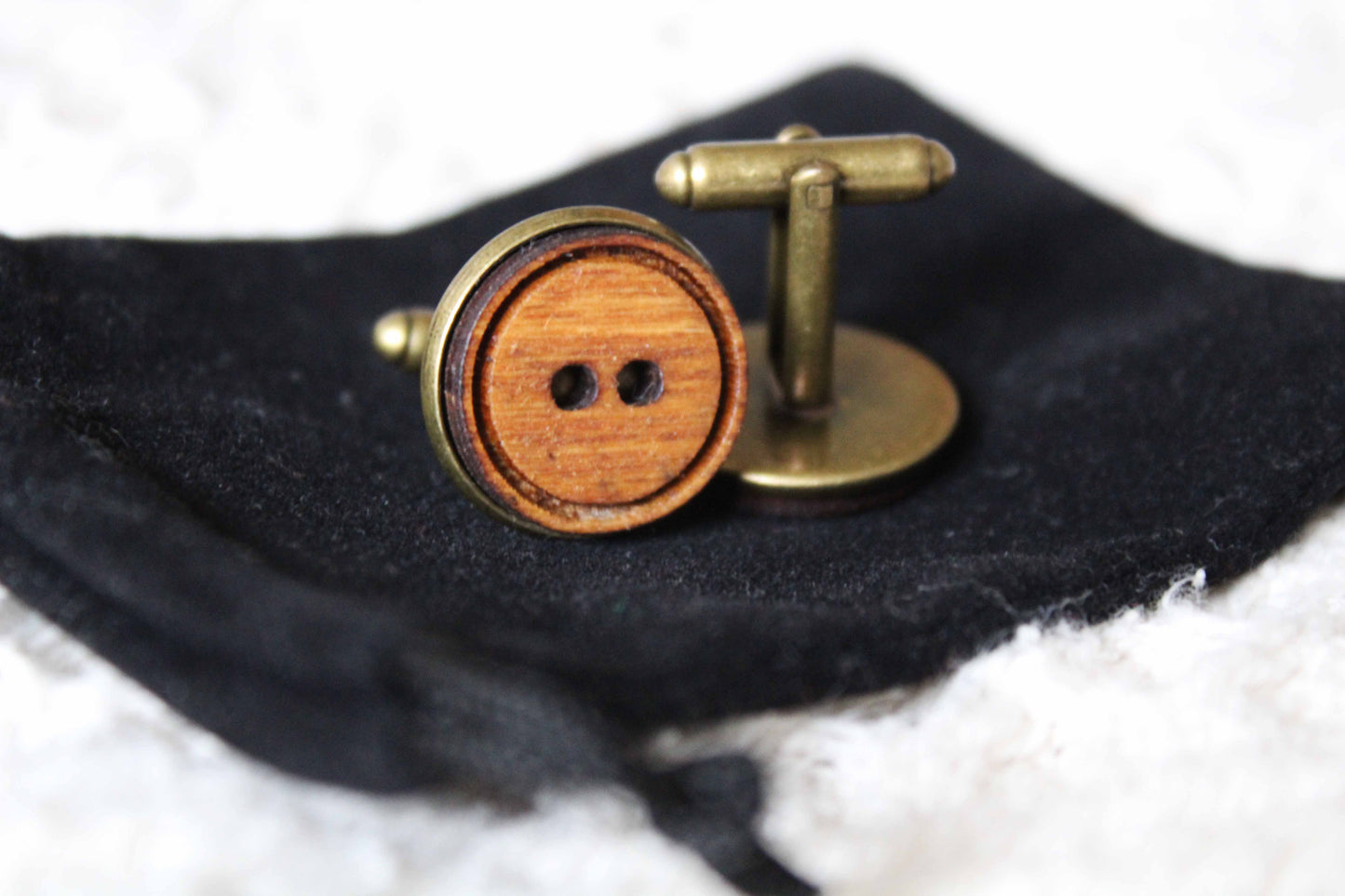 Button Style Cufflinks image 2