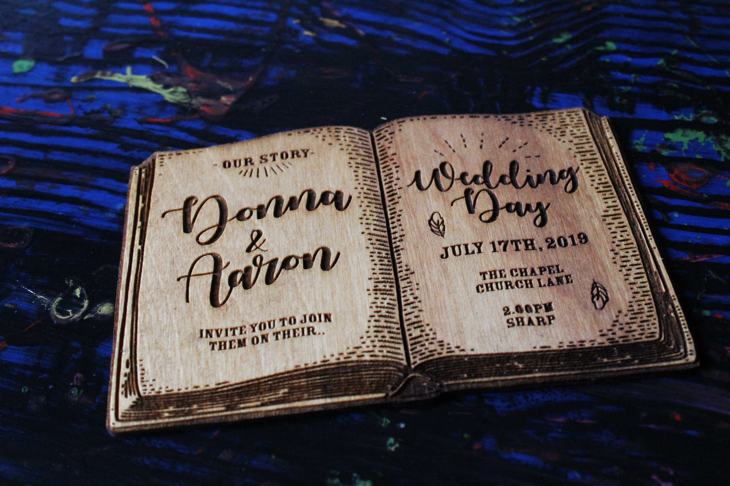 Book Wedding Invitations (Set of 10) image 0