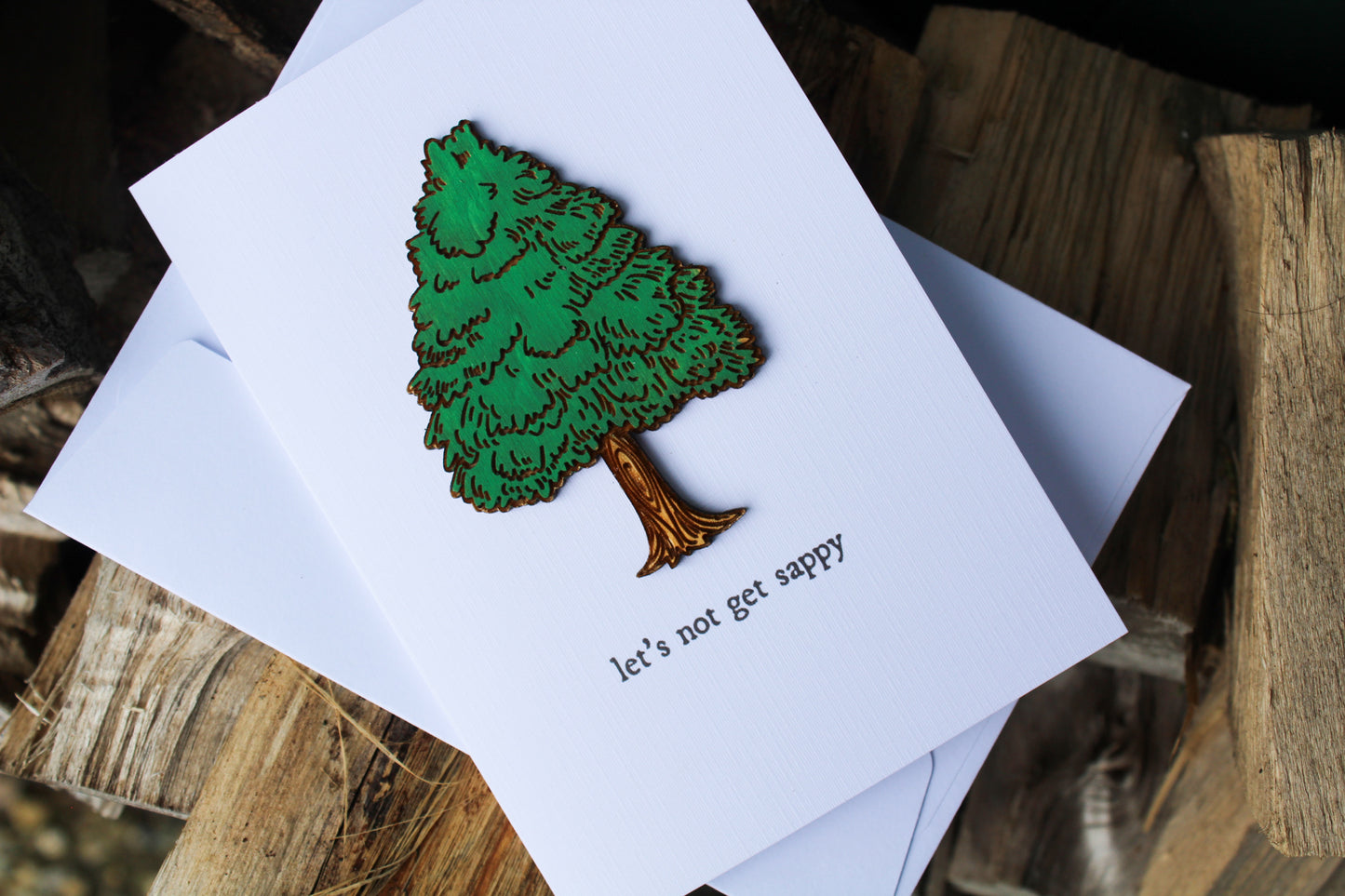 Let's Not Get Sappy Card image 4