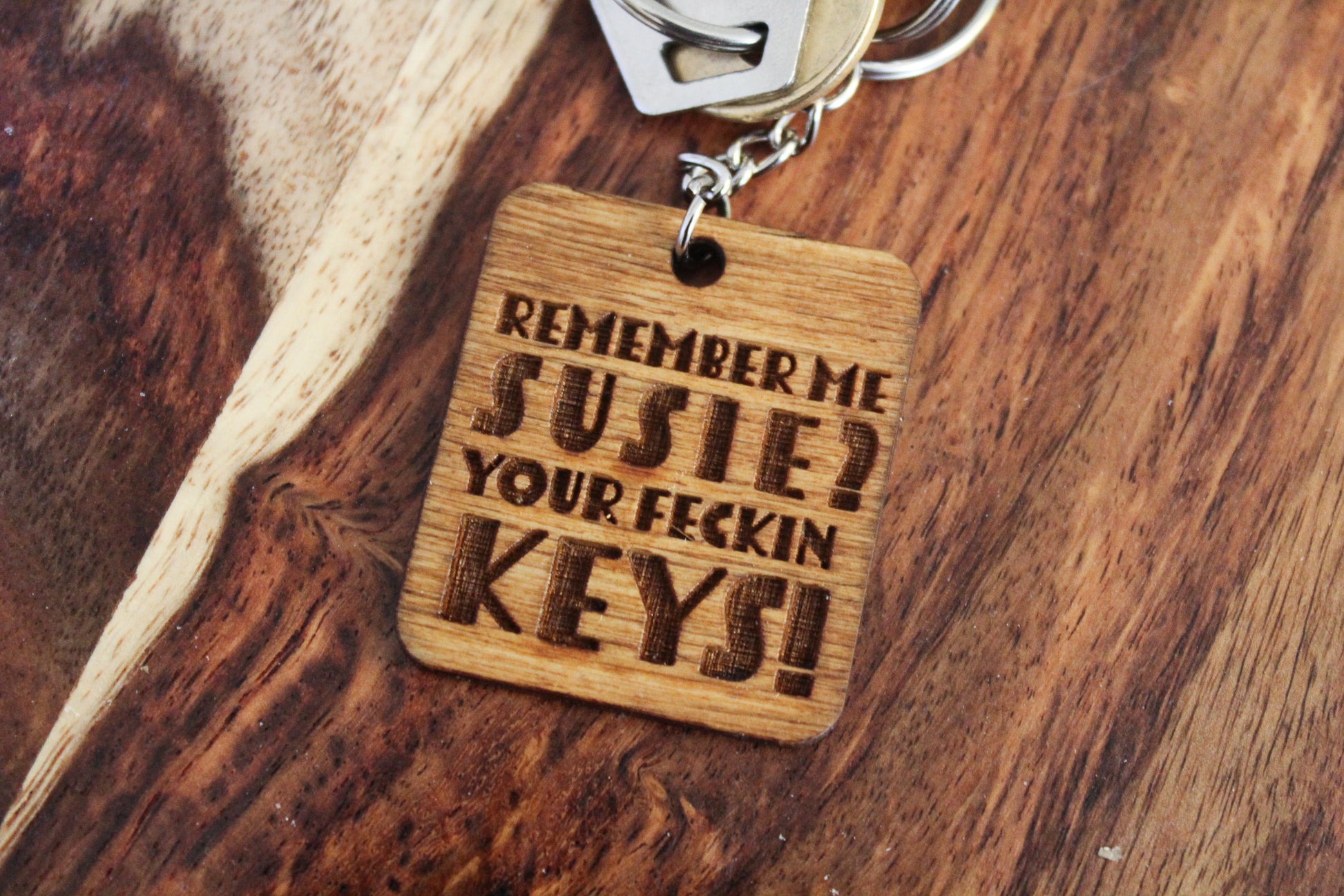 Personalised Remember your Keys Keyring image 4