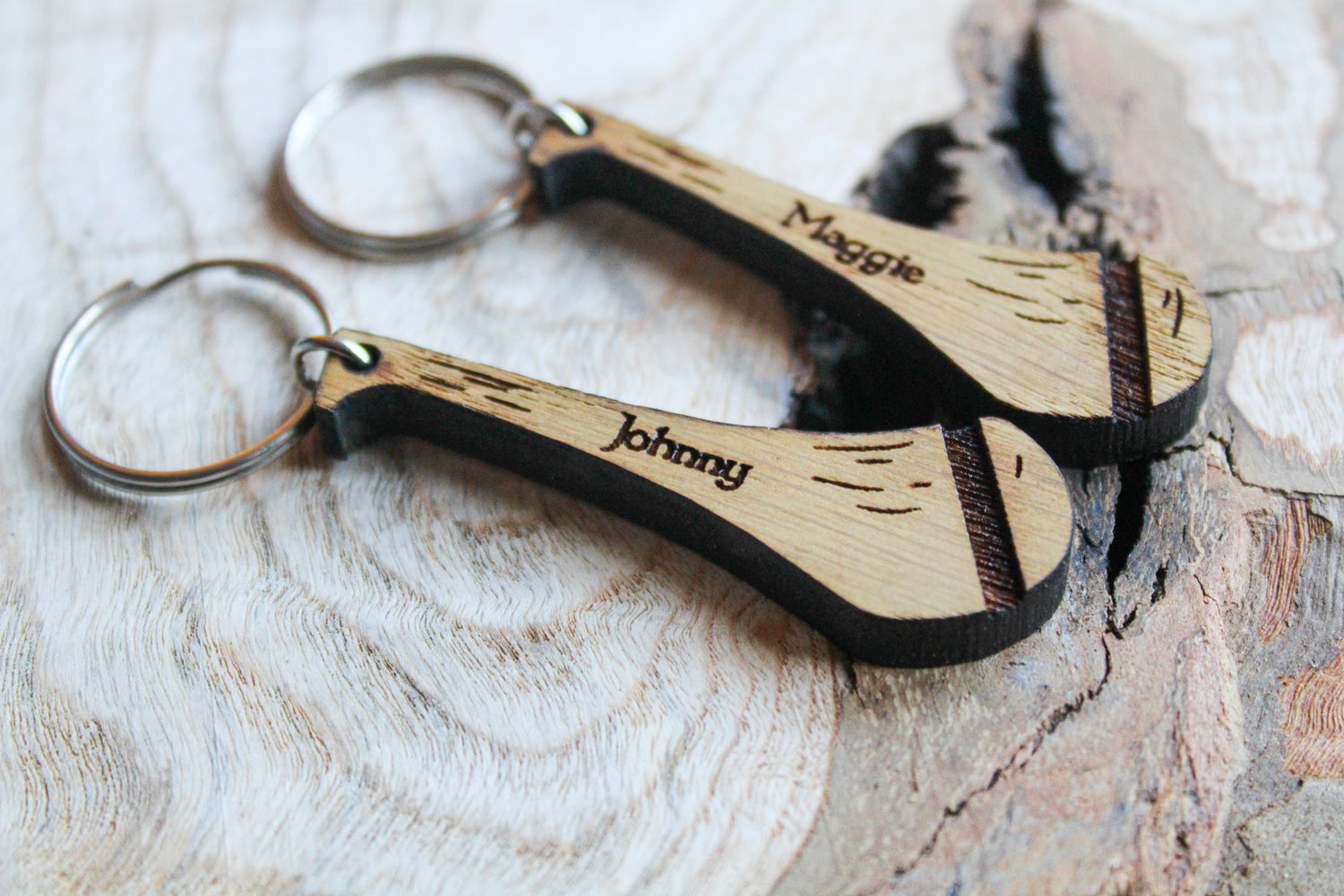 Personalised Hurl Keyring image 0