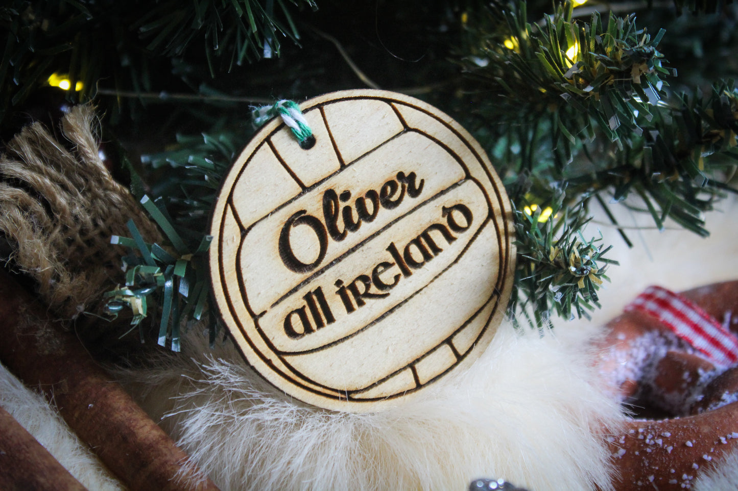 Gaelic Football Bauble image 3
