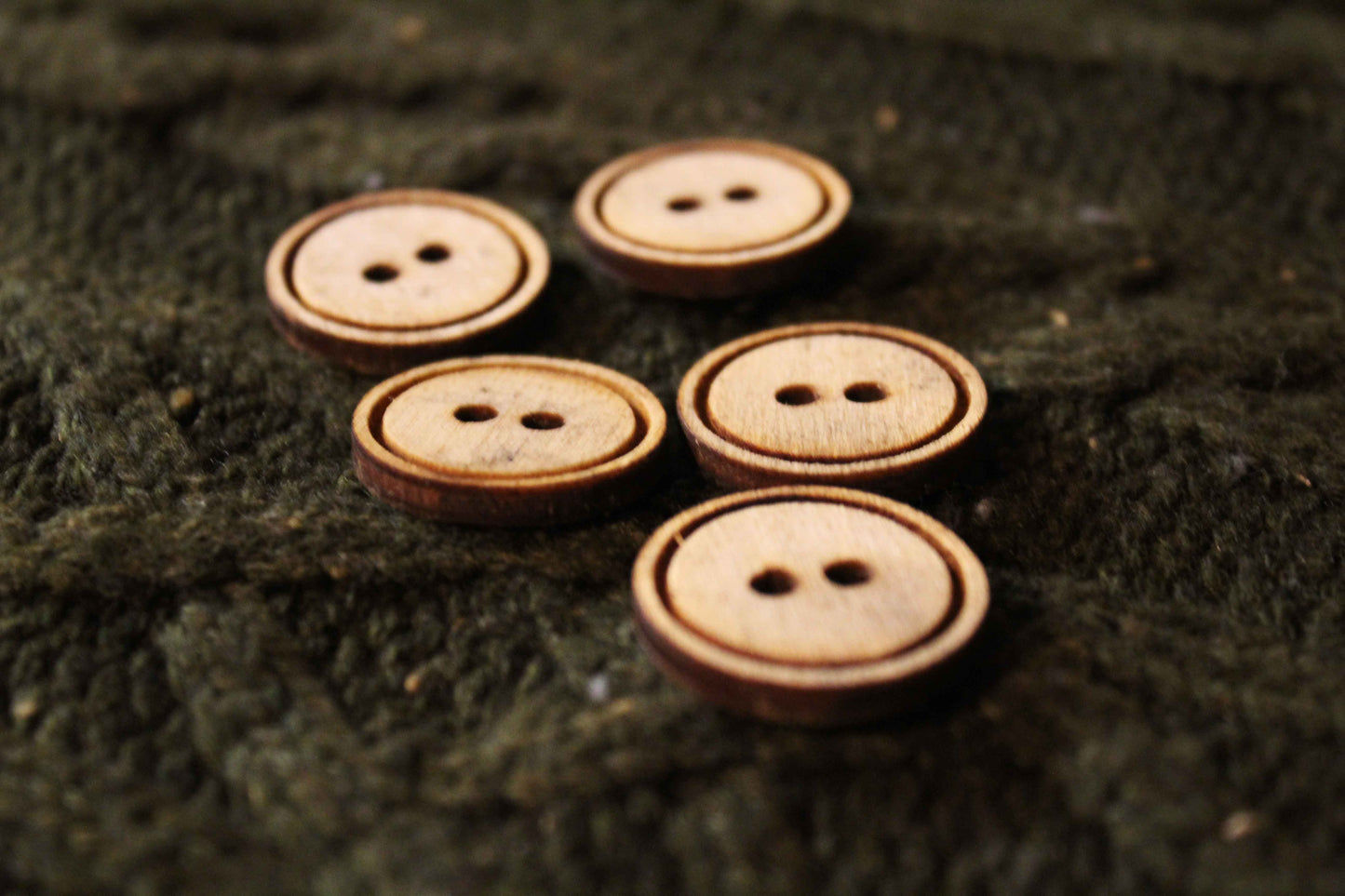Traditional Wooden Buttons image 1