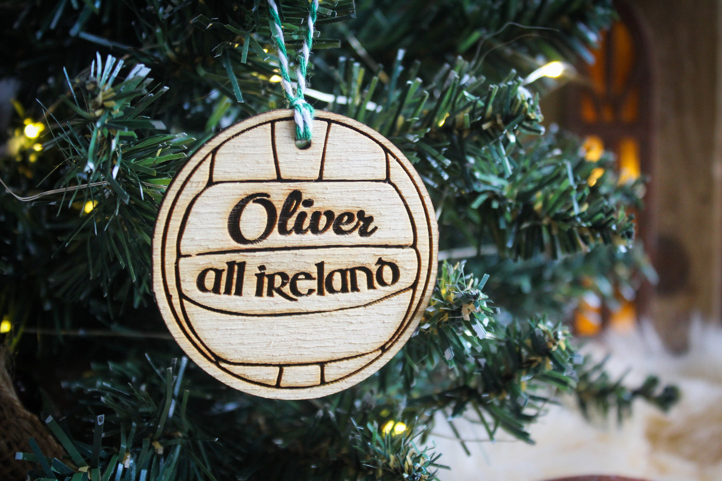 Gaelic Football Bauble image 0