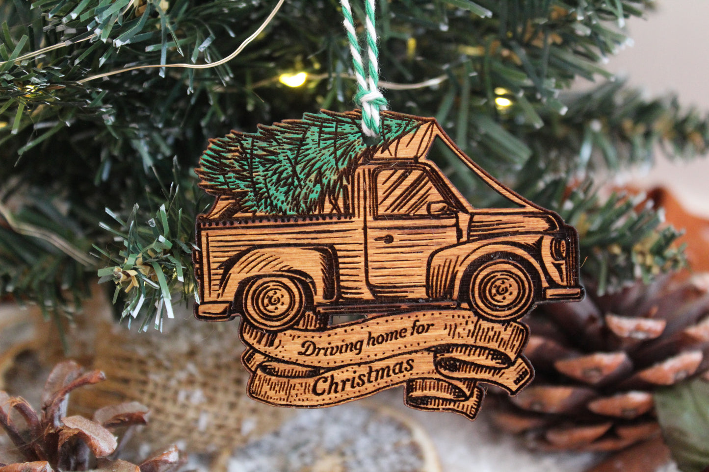 Driving Home For Christmas Bauble image 0