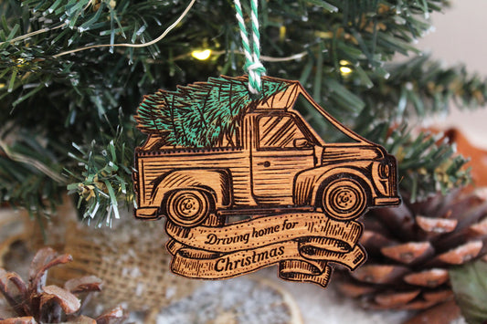 Driving Home For Christmas Bauble image 0