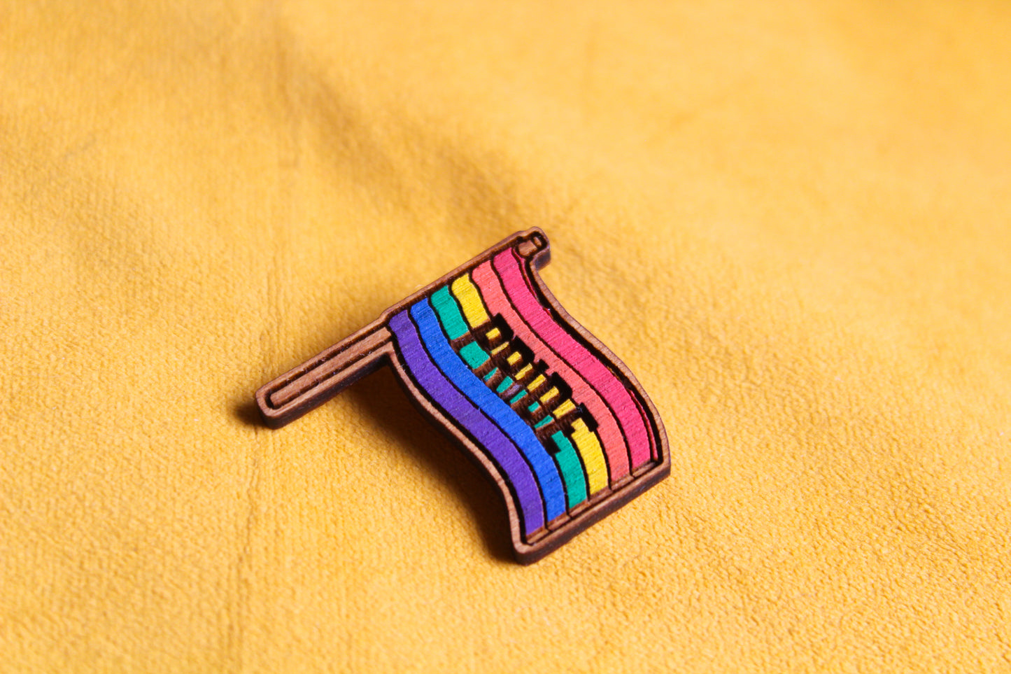 Pride Rainbow Flag Pin image 3