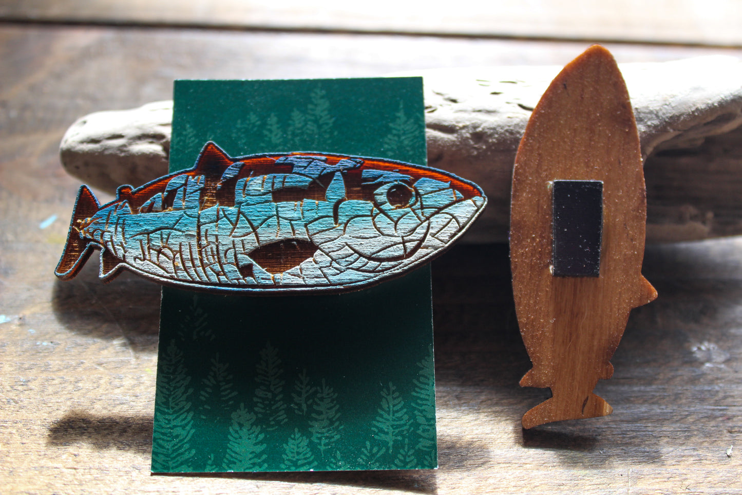 Belfast Big Fish (Salmon of Knowledge) Magnet image 2