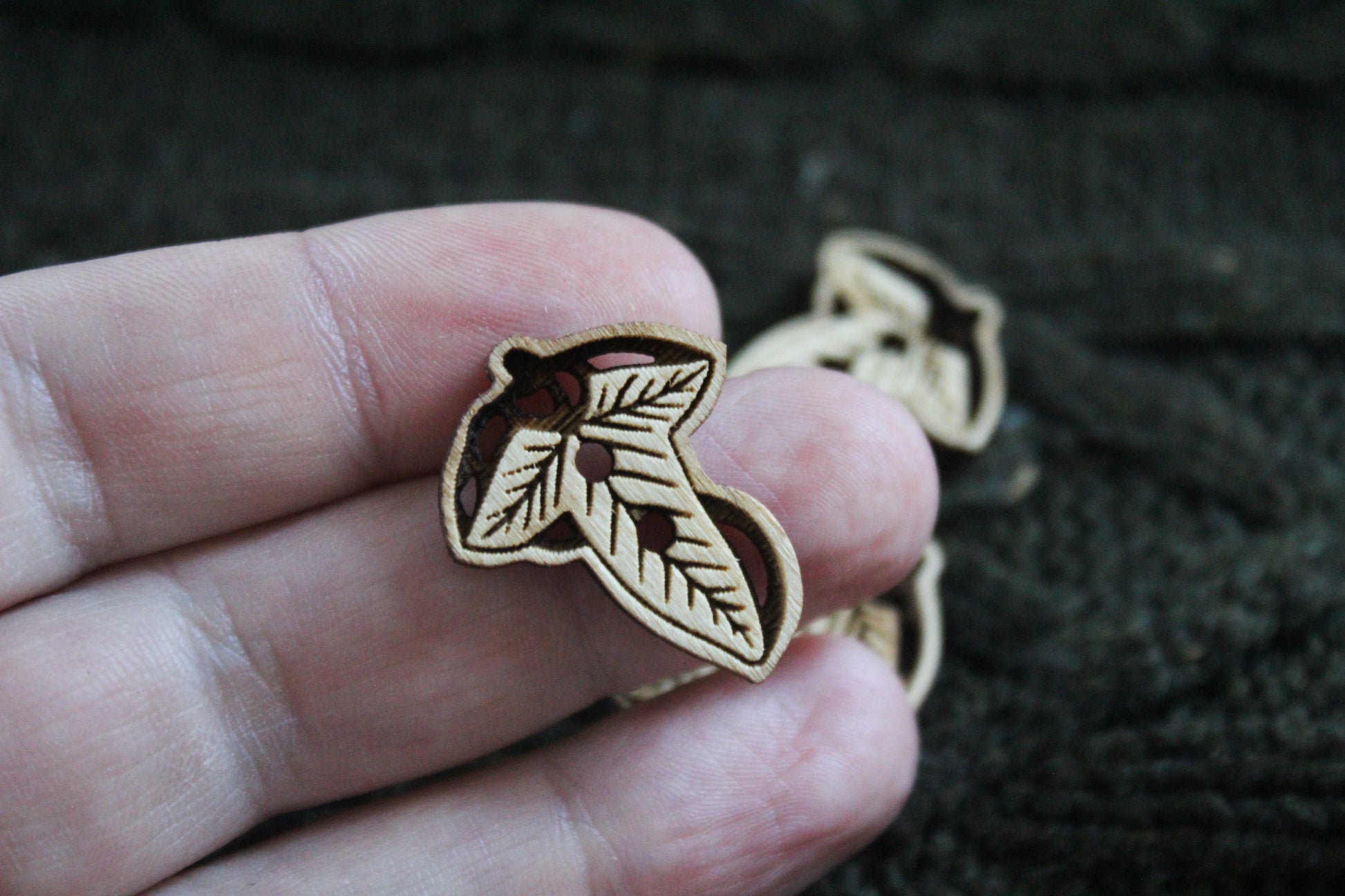 Lorien Leaf Buttons image 1