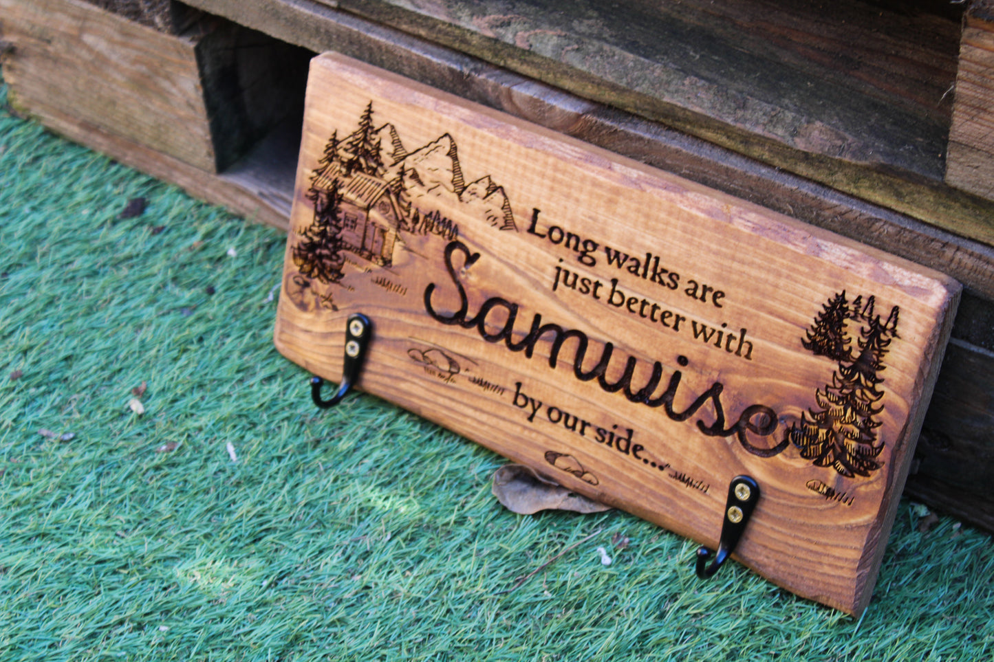 Personalised Dog Lead Holder image 9