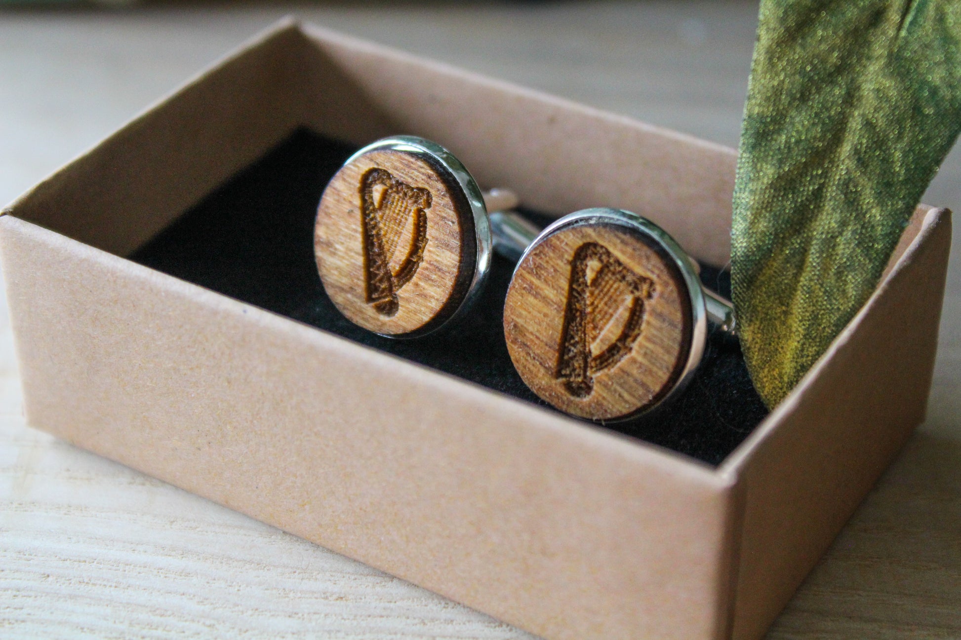 Irish Harp Cufflinks image 6