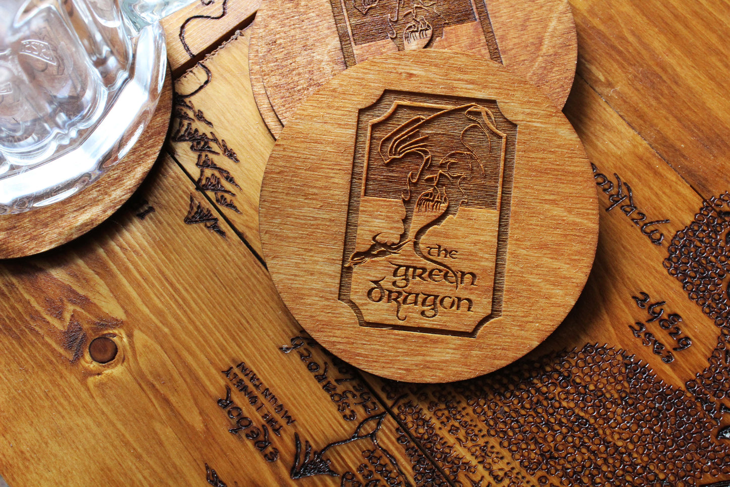 The Green Dragon Coasters image 0