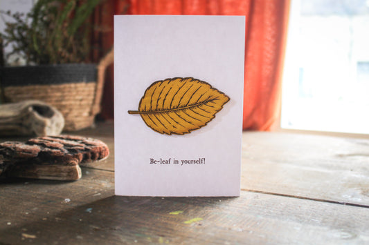 Be-leaf In Yourself! Card image 0