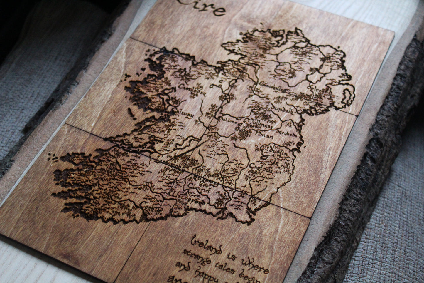 Éire Vintage Map Coasters image 0
