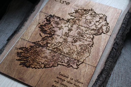 Éire Vintage Map Coasters image 0
