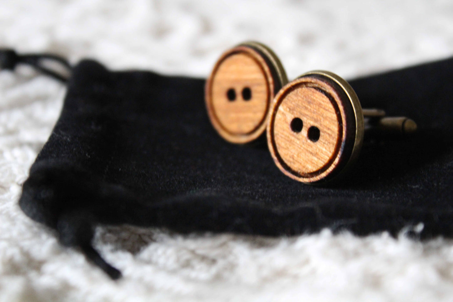 Button Style Cufflinks image 1