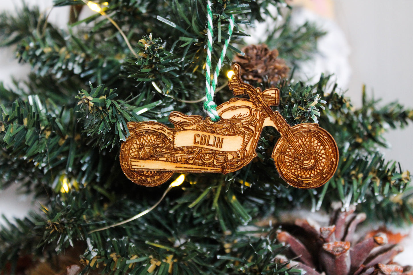 Cruiser Motorbike Bauble image 1