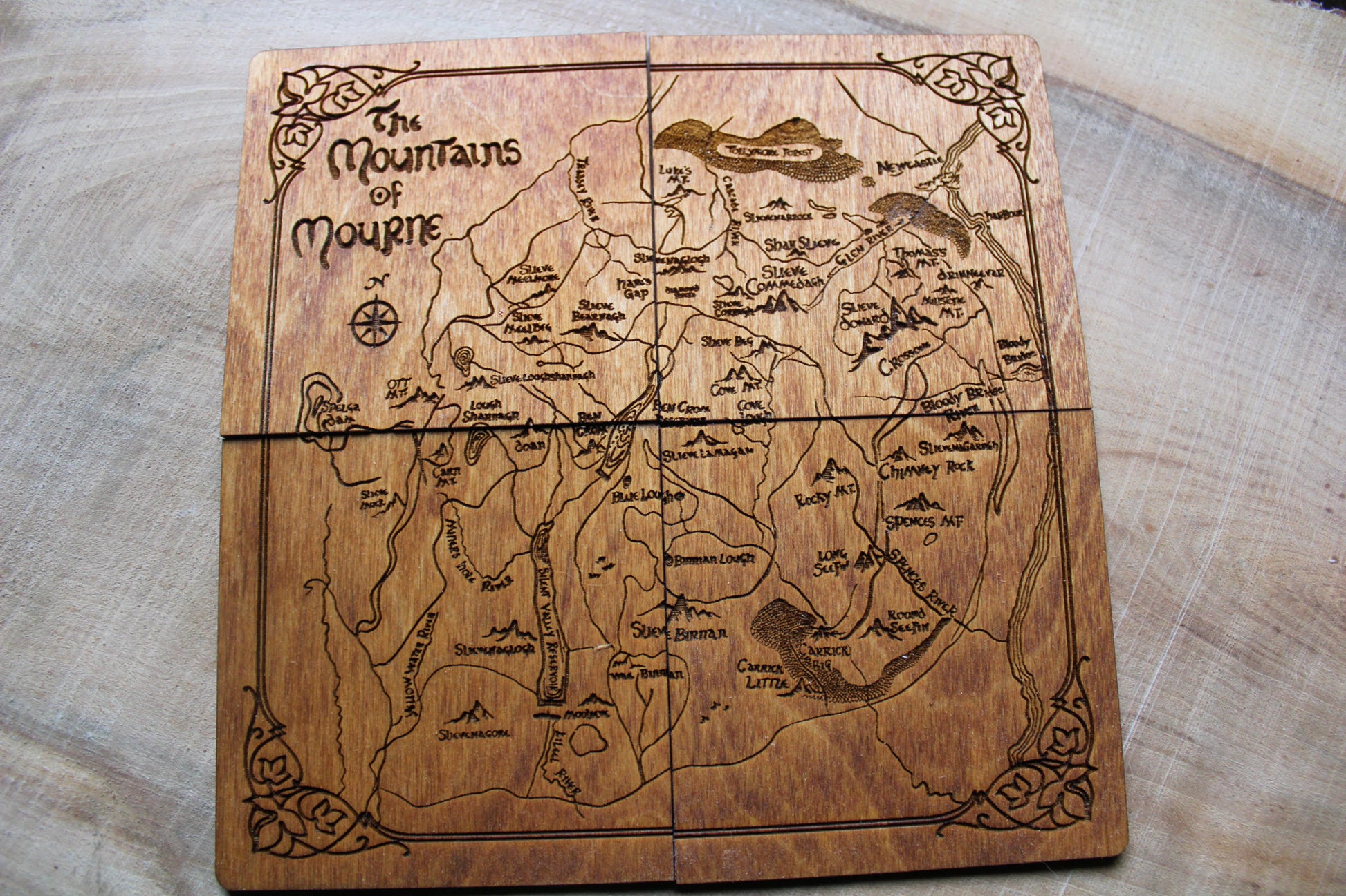 Map Of The Mournes Coasters image 3
