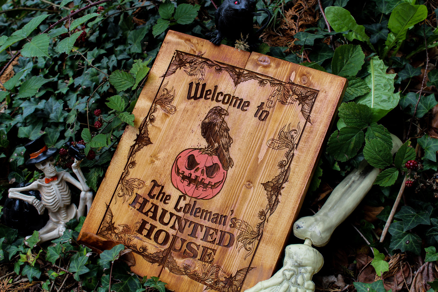 Personalised Haunted House Sign image 11