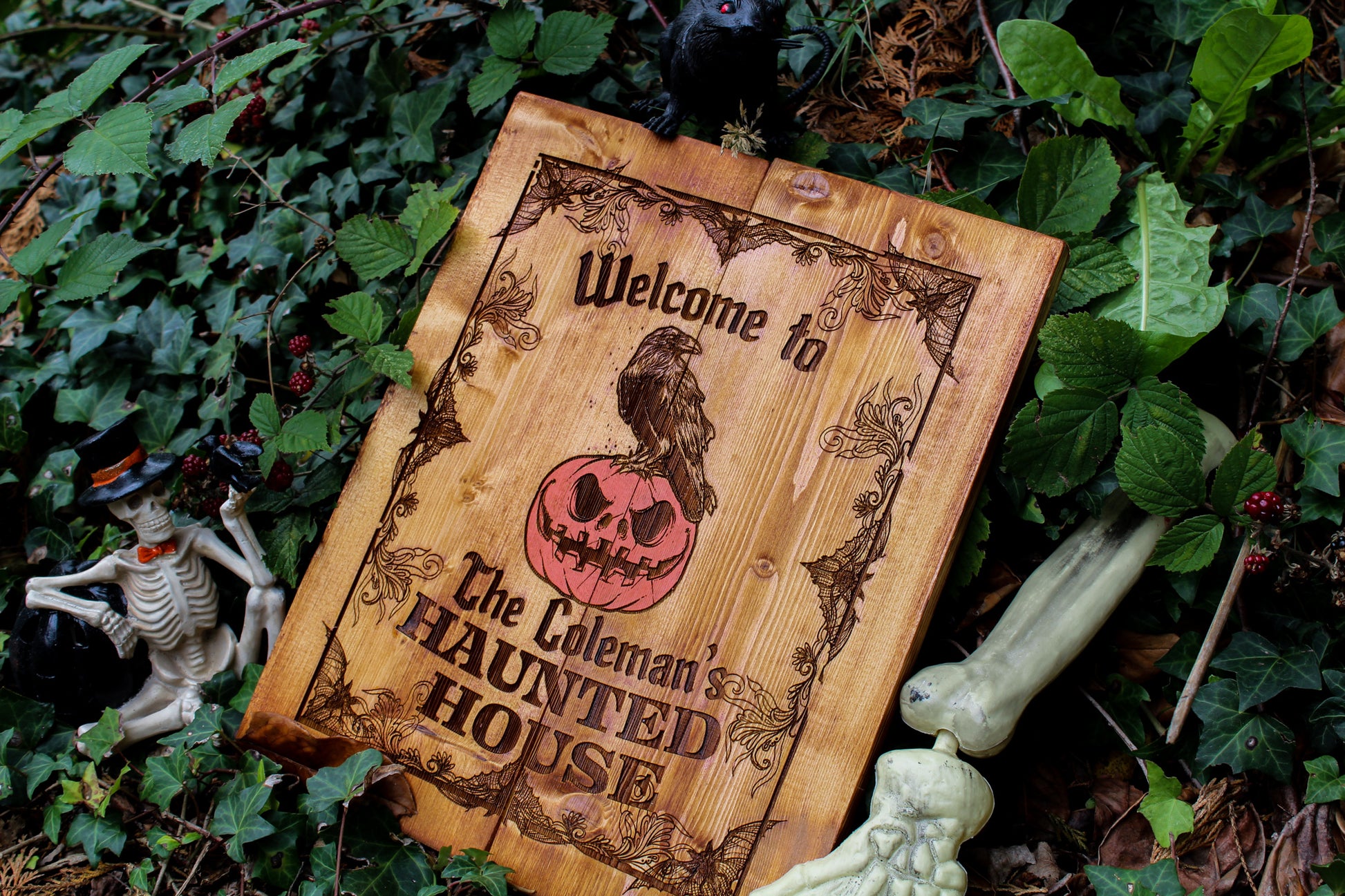 Personalised Haunted House Sign image 11