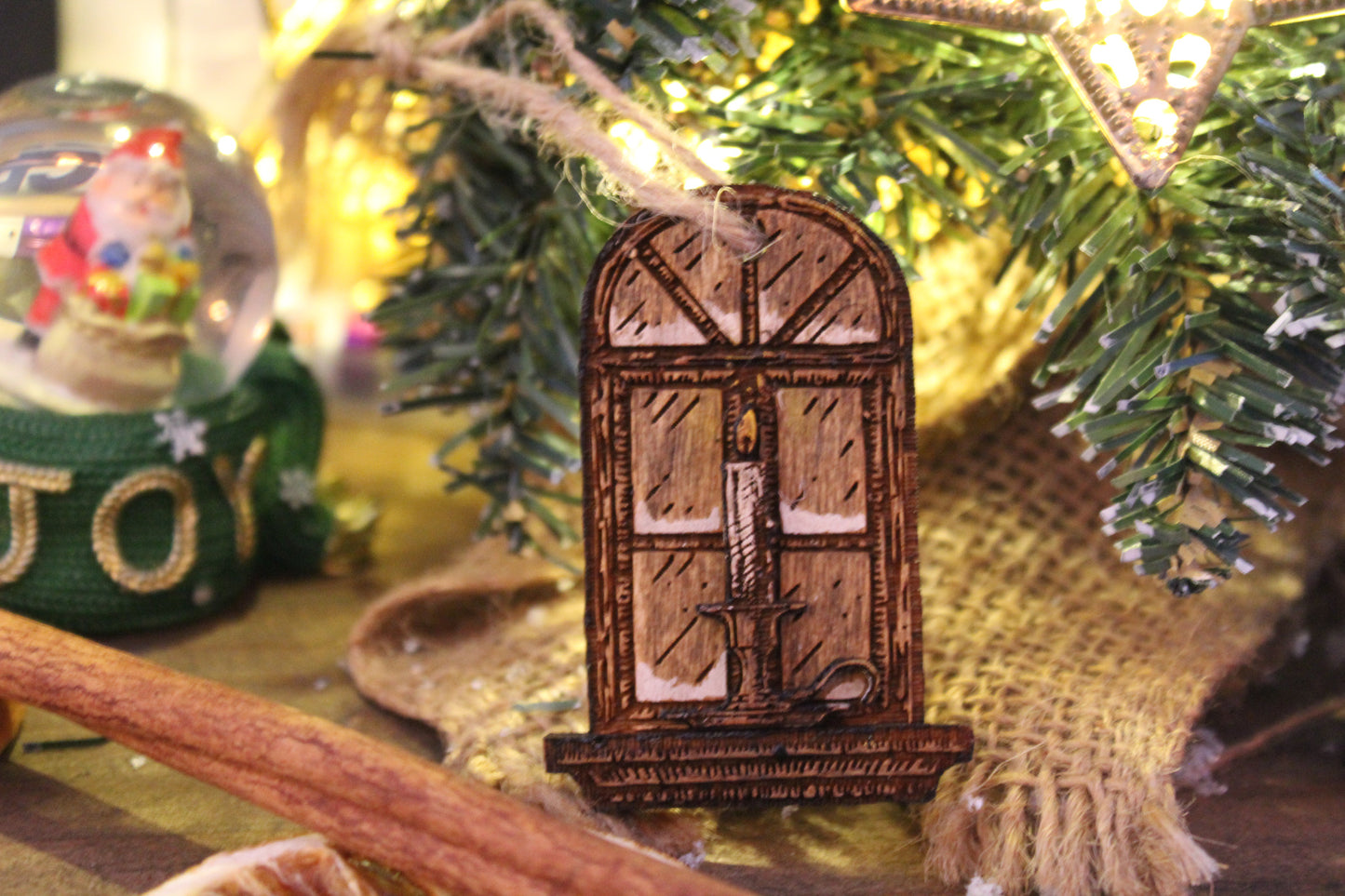 Candle In Window Bauble image 4