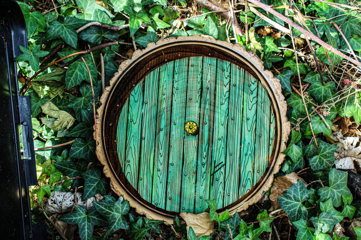 Hobbit Door Log Slice image 5