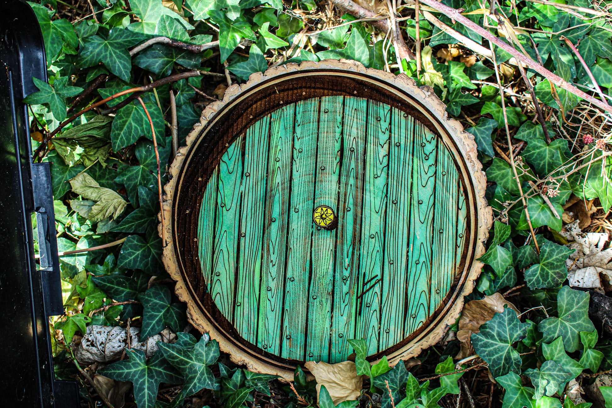 Hobbit Door Log Slice image 5