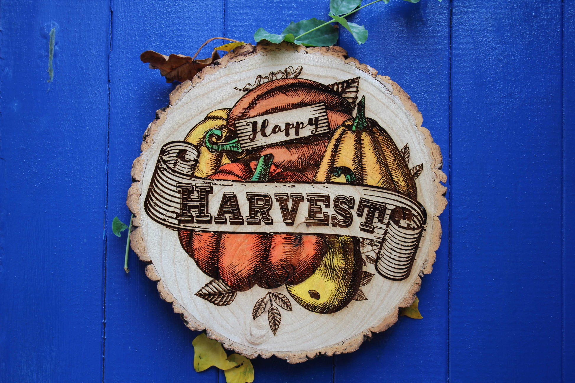 Happy Harvest Log Slice image 4