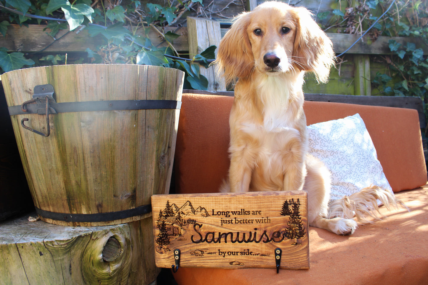 Personalised Dog Lead Holder image 7