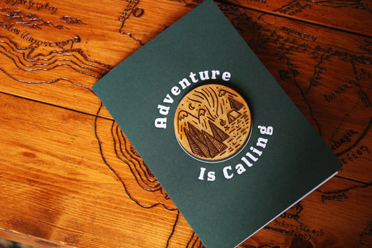 Adventure Is Calling Card and Magnet image 0