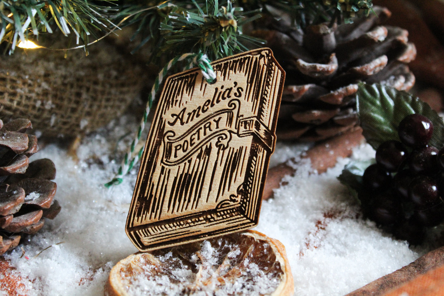 Poetry Bauble image 1